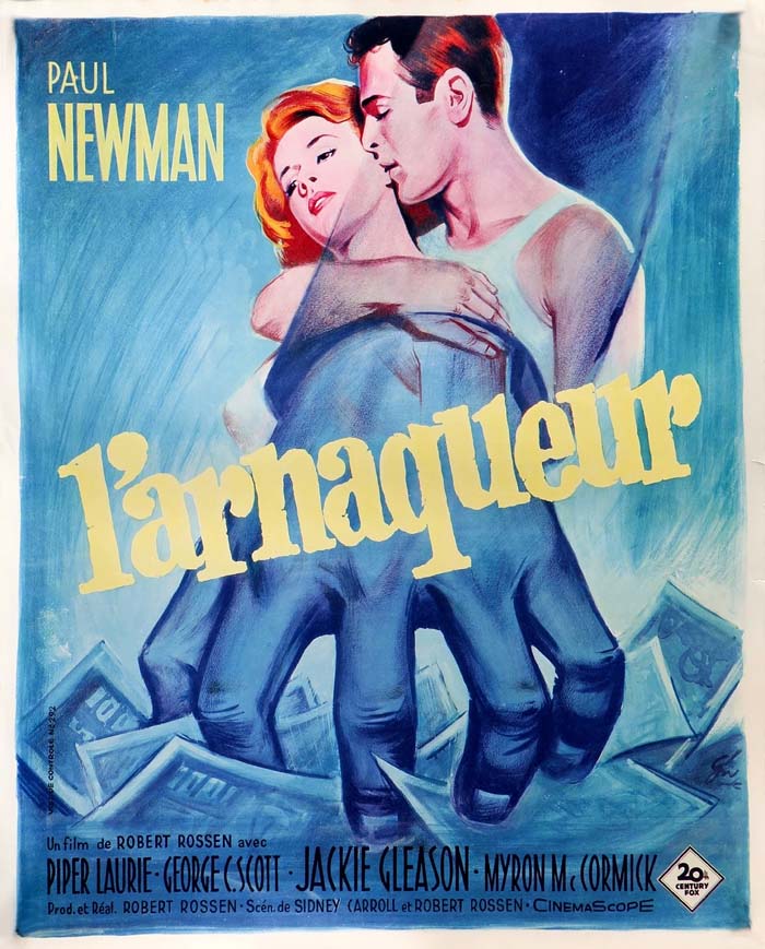 The Hustler (1961) vintage movie poster